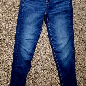 American Eagle Outfitters Dark Blue High Rise Jeans